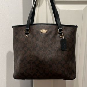 Coach Tote Signature Canvas